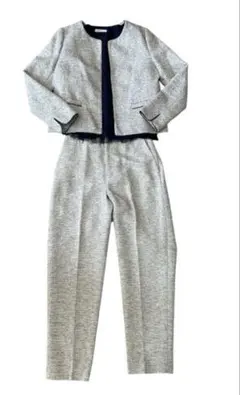 ツイード　セットアップ　レディース　M セレモニー　フォーマル　卒業　入学