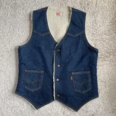 リーバイス/オレンジタブ /デニムベスト/裏ボア/