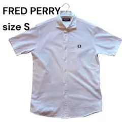 FRED PERRY ホワイト ポロシャツ S