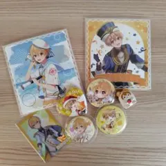 るぅと 缶バッジ4点・色紙2枚・トレーディングカード1枚・ミニフィギュアセット