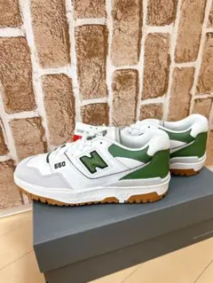 【新品】ニューバランス BB550ESB ホワイト グリーン バスケット