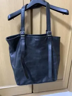 マルジェラ　レザー黒 トートバッグのサムネイル