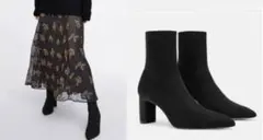 ZARA ソックスブーツ
