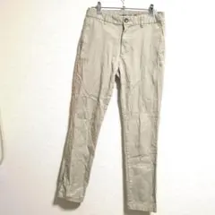 オールドネイビー スリム チノパンツ テーパード 28 S-M 薄茶 綿、