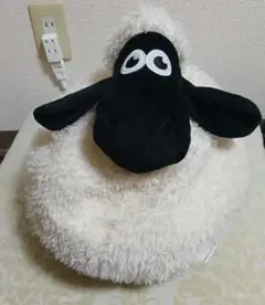 ひつじのショーン 座れる イス 80Kgまで スツール オブジェ ぬいぐるみ