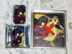 【未使用品】 銀魂 キャラポ 高杉 反撃の狼煙 缶バ ドミテリア セット