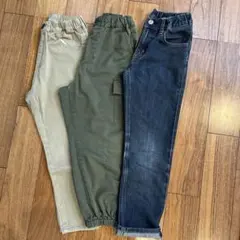【yukari様専用】長ズボン 120サイズ3枚セットブランシェス H&M GU