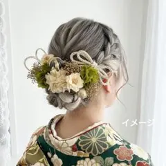 【6610】プリザーブドフラワー　結婚式　成人式　卒業式　袴