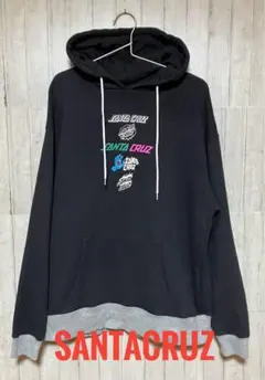 サンタクルーズ（SANTA CRUZ）　マルチロゴ　パーカー　L