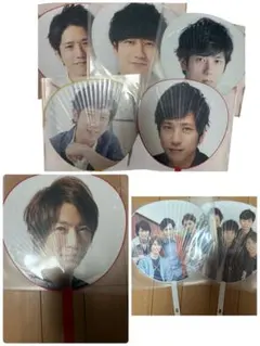 【未使用】ジャンボうちわ　まとめ売り　嵐　二宮和也　相葉雅紀