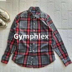 【Gymphlex】【ジムフレックス】チェック柄 　少し起毛　 長袖