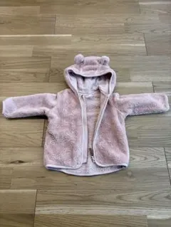 H&M フリースアウター ピンク