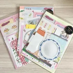 メモ帳詰め合わせ　3セット　カラフルデザイン