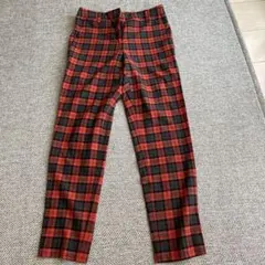 レッド　グレー　チェックのサムネイル