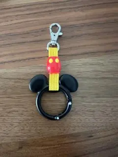 ディズニーリゾート　リゾートライン　吊り革　キーチェーンカラビナ　ミッキー