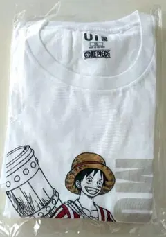 ルフィ イラスト Tシャツ ホワイト ユニクロ