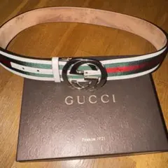 GUCCI ベルト インターロッキングG ベンガルタイガー 95・38 - メルカリ