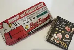 PEANUTS スヌーピー 缶ケース メモ帳 セット