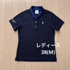 MARK&LONA レディースポロシャツ紺 ネイビー 38 マークアンドロナのサムネイル