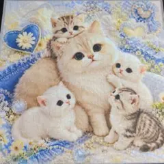 62 在庫処分品 未使用 可愛い猫ちゃんパネル生地8枚 - メルカリ