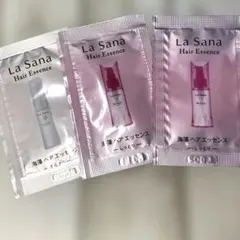 【3個】La Sana ラサーナ　海藻ヘアエッセンス　しっとり&さらさら　試供品