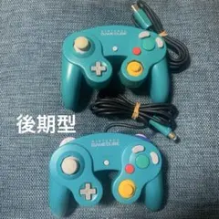ゲームキューブ　コントローラー　2個　後期　エメラルド