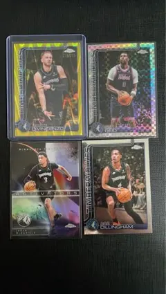 Minnesota Timberwolves Topps 4枚セット