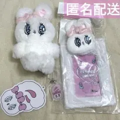 エスターバニー　ぬいぐるみキーホルダー、トレカケースのセット