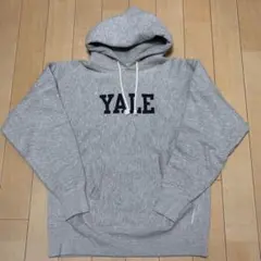 チャンピオン　YALE パーカー　単色　トゥルートゥアーガイブ　リバースウィーブ REVERSE WEAVE Champion TRUE TO ARCHIVES HOODED SWEAT YALE c3