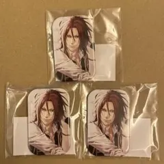 薄桜鬼 缶バッジ3点セット まるくじ 2017ver. 原田左之助のサムネイル