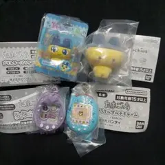 たまごっち 4セット　カラフルマルチチャーム　ブリスターパッケージコレクション