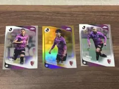 Topps Chrome J 리그 카드 3장 세트 교토 상가 F.C.