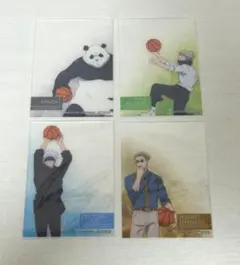 呪術廻戦 アニメイト購入特典 クリアカード バスケフェア 4枚セット