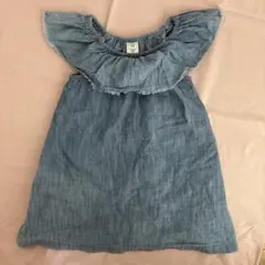 デニムフリルワンピース 95