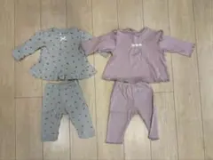 【ぴーこ★様専用】après les cours ベビーパジャマ 上下セット