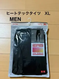 ユニクロ　ヒートテック　タイツ　メンズ　XLブラック ㉗