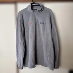 patagonia フリース ハーフジップ グレー