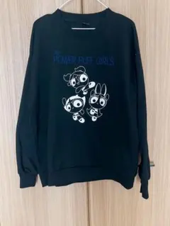 パワーパフガールズ　トレーナー　ブラック