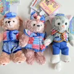 【タグ付き】ダッフィー　 15周年　ウィッシングトゥギャザー ぬいぐるみバッジ