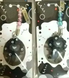 【新品・未開封】ミャクミャク 黒ストラップ 走る 2個セット