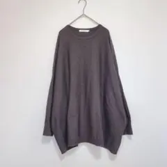 AMERICAN HOLIC♡バイパチポンチョライクBIGニットプルオーバー M