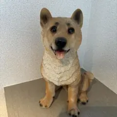 超リアル 特大】柴犬 置物 高さ58cm ガーデニング オブジェ 犬 リアル