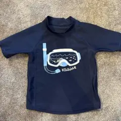 ネイビー ラッシュガード 100cmスノーケルデザイン