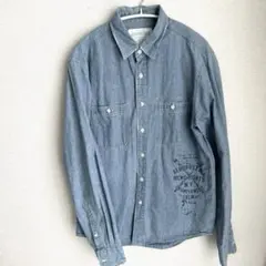 AEROPOSTALE デニム長袖シャツ S/P ビンテージ　Lサイズ　メンズのサムネイル
