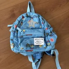 KidsForet キッズリュック 車柄 水色