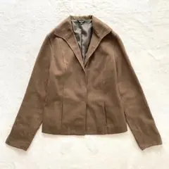 COMME CA ISM コムサイズム スエードジャケット シングルブレストのサムネイル