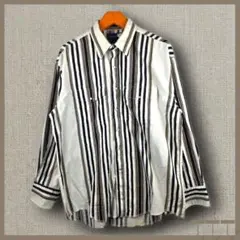 【Wrangler】ウエスタンシャツ XL ストライプ USA製 【C63】