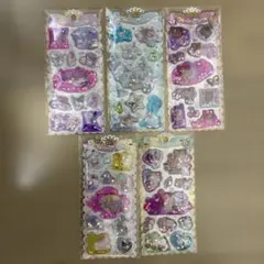キラキラウォーターシール　サンリオ５枚セット