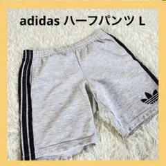 adidas デサント アディダス DESCENTE ロゴ ハーフパンツ L
