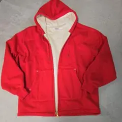 Champion レッド フルジップパーカー M